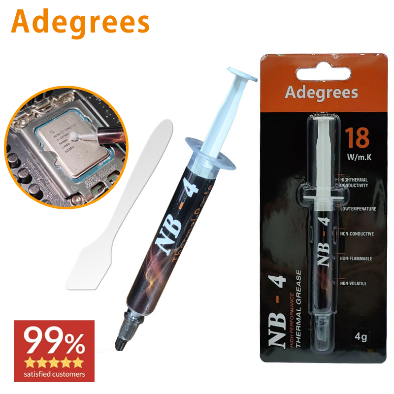 Thermal Paste Cpu - Pâte thermique 18W/mk composé thermique conducteur